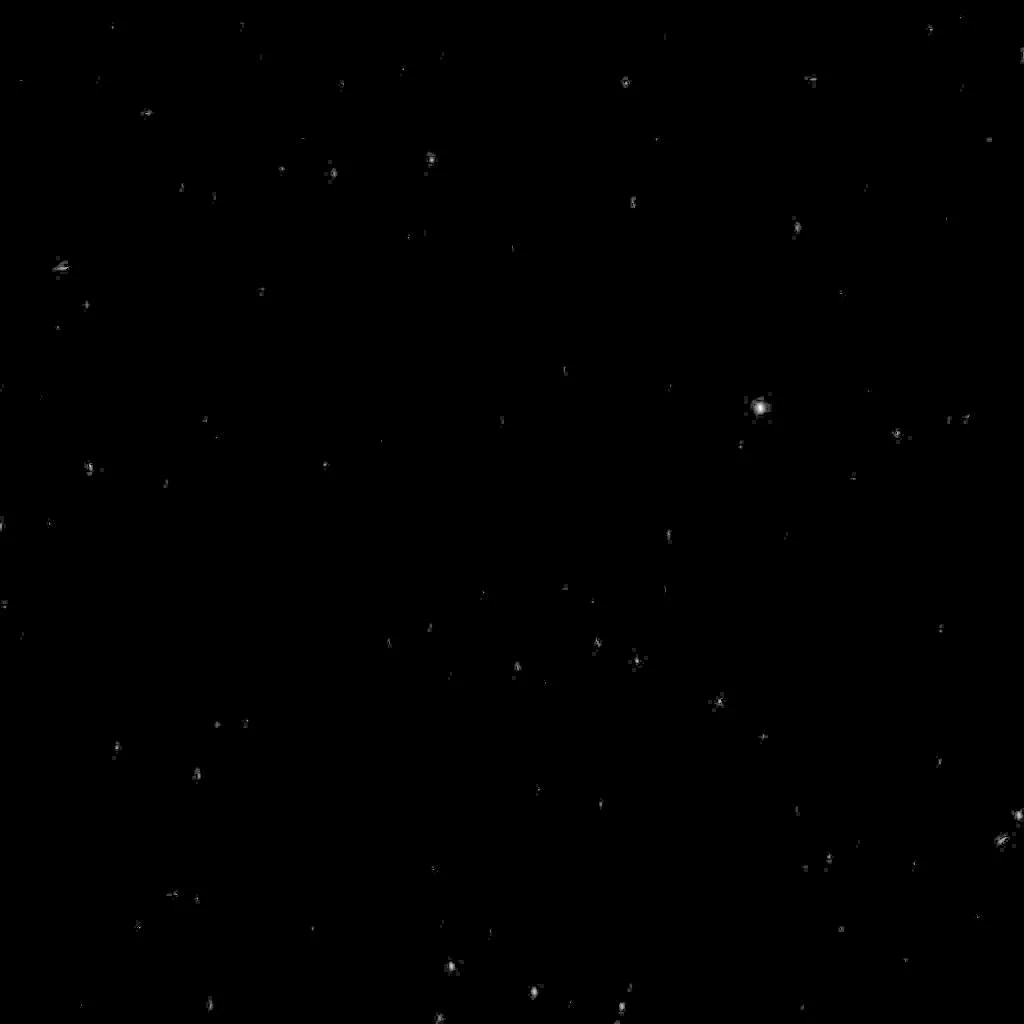 夜空に浮かぶオリオン座と中央に並ぶ三つ星