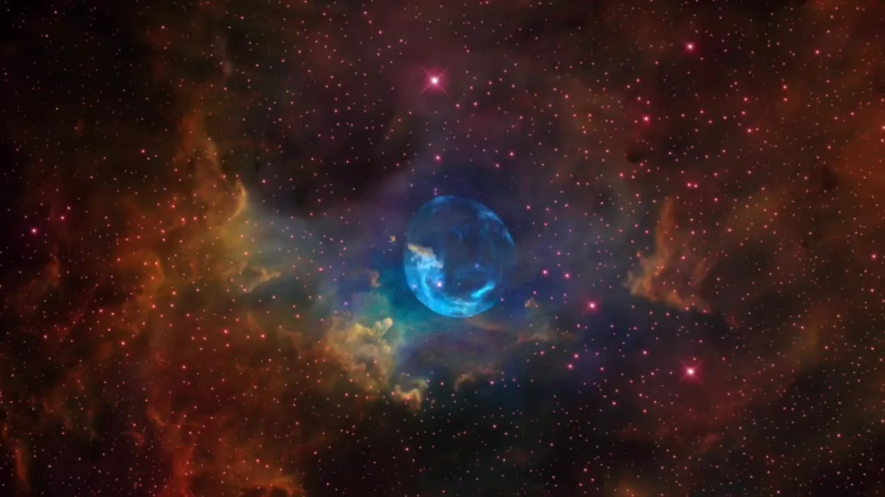 バブル星雲NGC 7635の観測画像