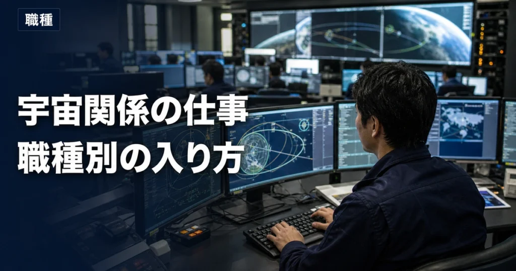 宇宙関係の仕事を職種別に解説！文系理系で違うなり方と必要なスキル