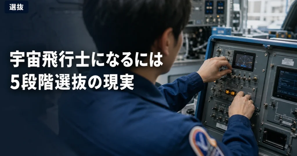 宇宙飛行士になるには学歴要件なし！実務経験3年と5段階選抜の現実
