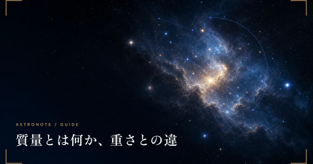 質量とは何か、重さとの違いからE=mc²とヒッグス場まで解説