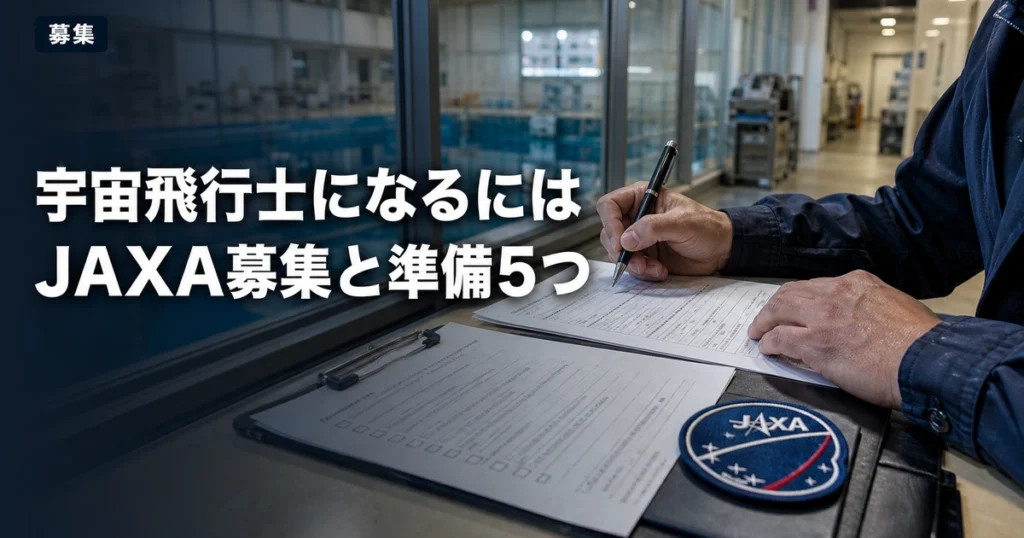 宇宙飛行士の募集は次いつ？JAXAの応募資格と準備5つを解説