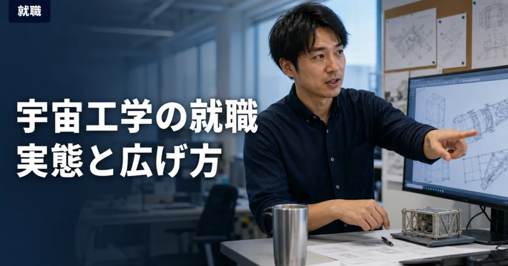 「宇宙工学は就職がない」は本当か！進路の実態と就職先の広げ方