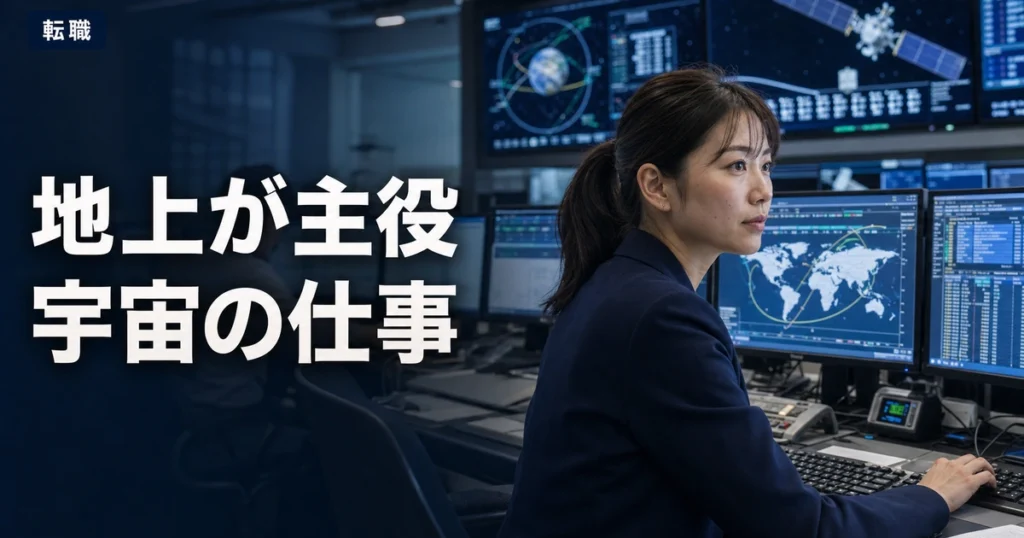 宇宙の仕事は地上が主役！職種の全体像と経験を活かす転職ルート