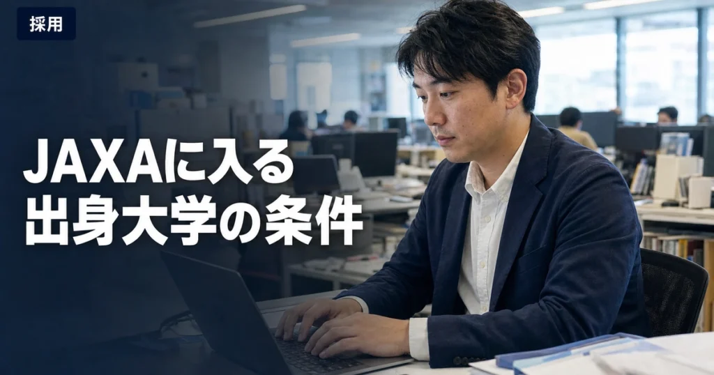 JAXAの出身大学に基準はあるのか、募集要項が定める学歴要件を整理