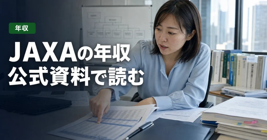 JAXAの年収を公式資料で解説！職種と経験で変わる仕組みと民間比較