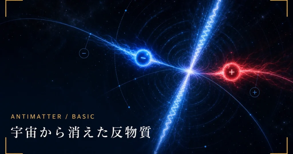 反物質とは何か！対消滅エネルギーの実力と宇宙から消えた謎を解説