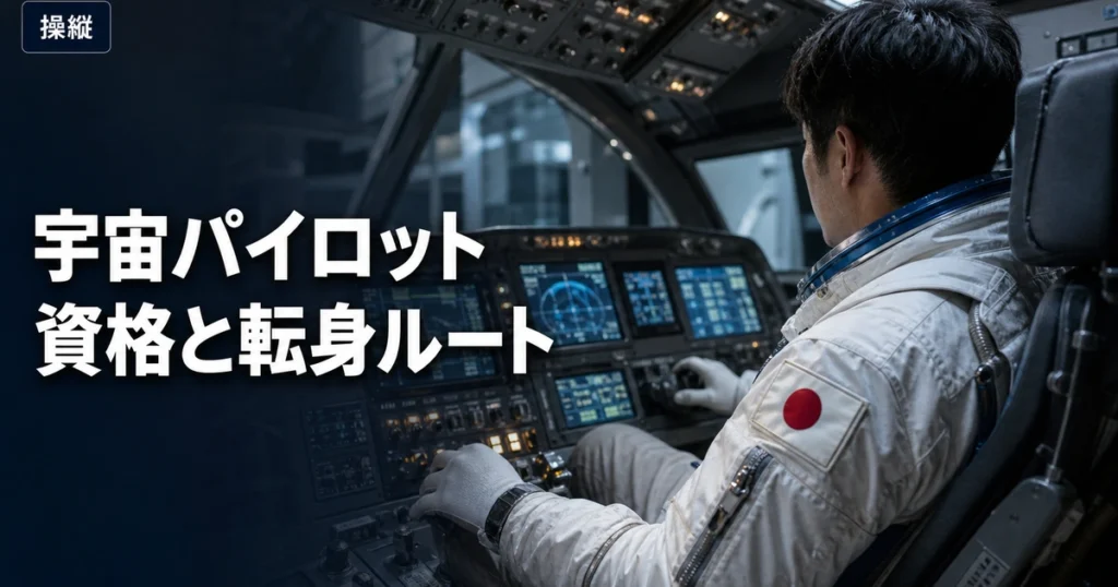 宇宙パイロットとは？宇宙船を操縦する仕事に、どこから辿り着けるのか