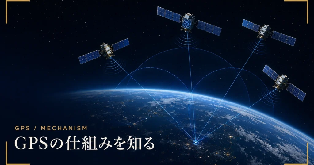 GPSの仕組みとは？宇宙の原子時計が現在地を教えてくれる理由