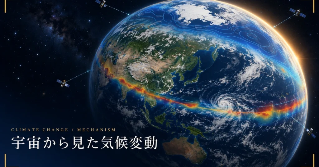 気候変動はなぜ起きる？人間活動の影響と宇宙から見た地球の変化