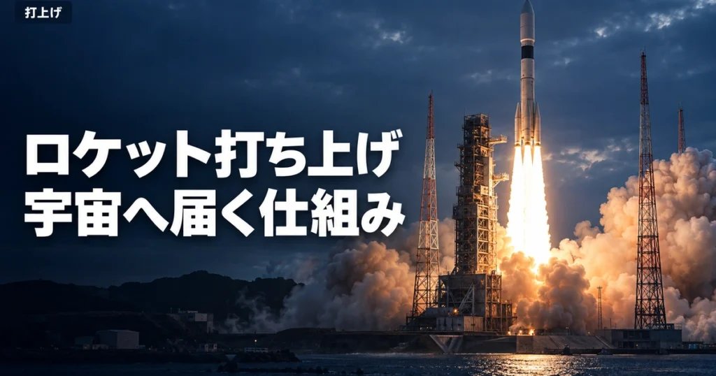 ロケット打ち上げはどう進む？宇宙へ届く仕組みと当日までの流れ