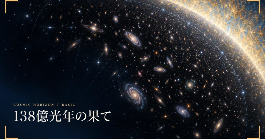 宇宙の果てとは？138億光年の観測の限界と、その先にある世界