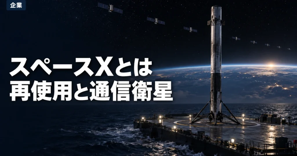 スペースXとは？再使用ロケットとスターリンクで稼ぐ事業の全体像