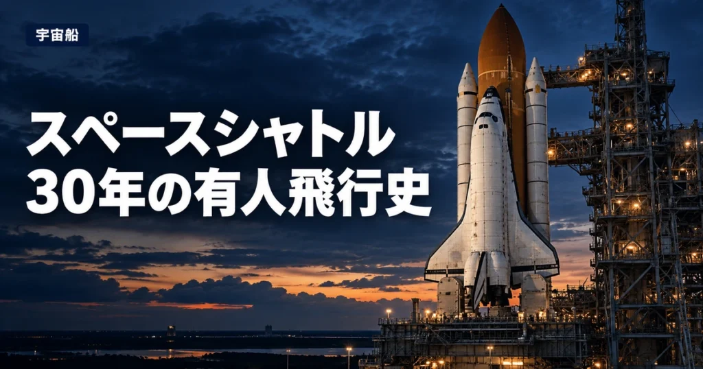 スペースシャトルとは？30年135回の飛行と2つの事故が残したもの