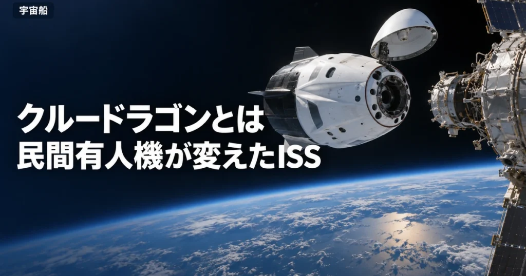 クルードラゴンとは？民間の有人宇宙船が変えたISSへの行き方