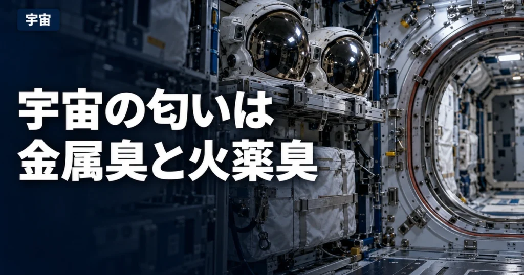 宇宙の匂いはどんな匂い？宇宙飛行士が語る金属臭と月の砂の火薬臭