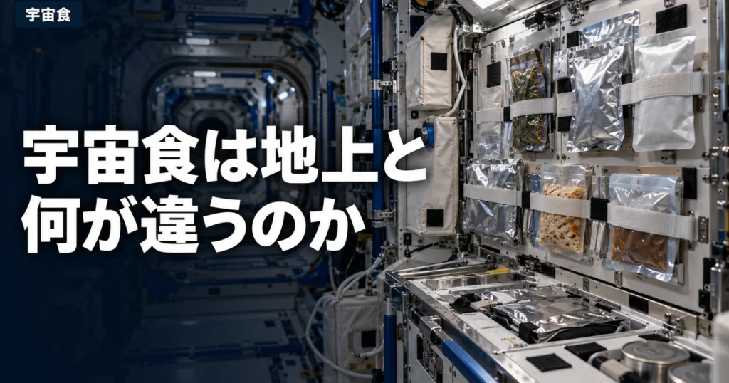 宇宙食は地上の食品と何が違う？ISSの食事と宇宙日本食の仕組み
